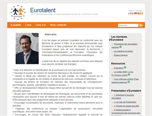 Tablet Screenshot of eurotalent.org